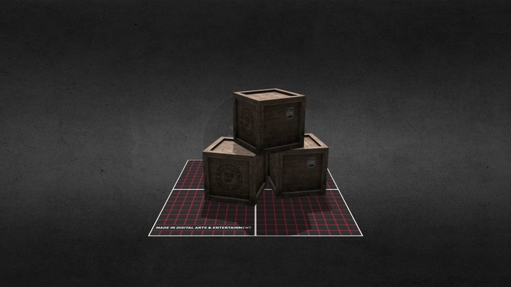 Prop Crates 3D Model