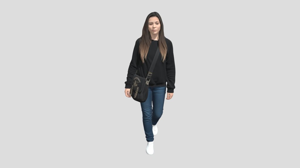 Casual Crossbody Portrait