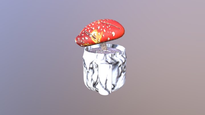 Mushroom Cup 3D Model