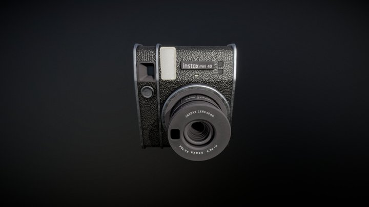 Fujifilm Instax Mini 40 Camera 3D Model