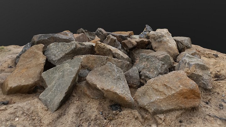 Free Stones 3D Model