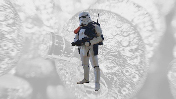 Storm Trooper 3D Model