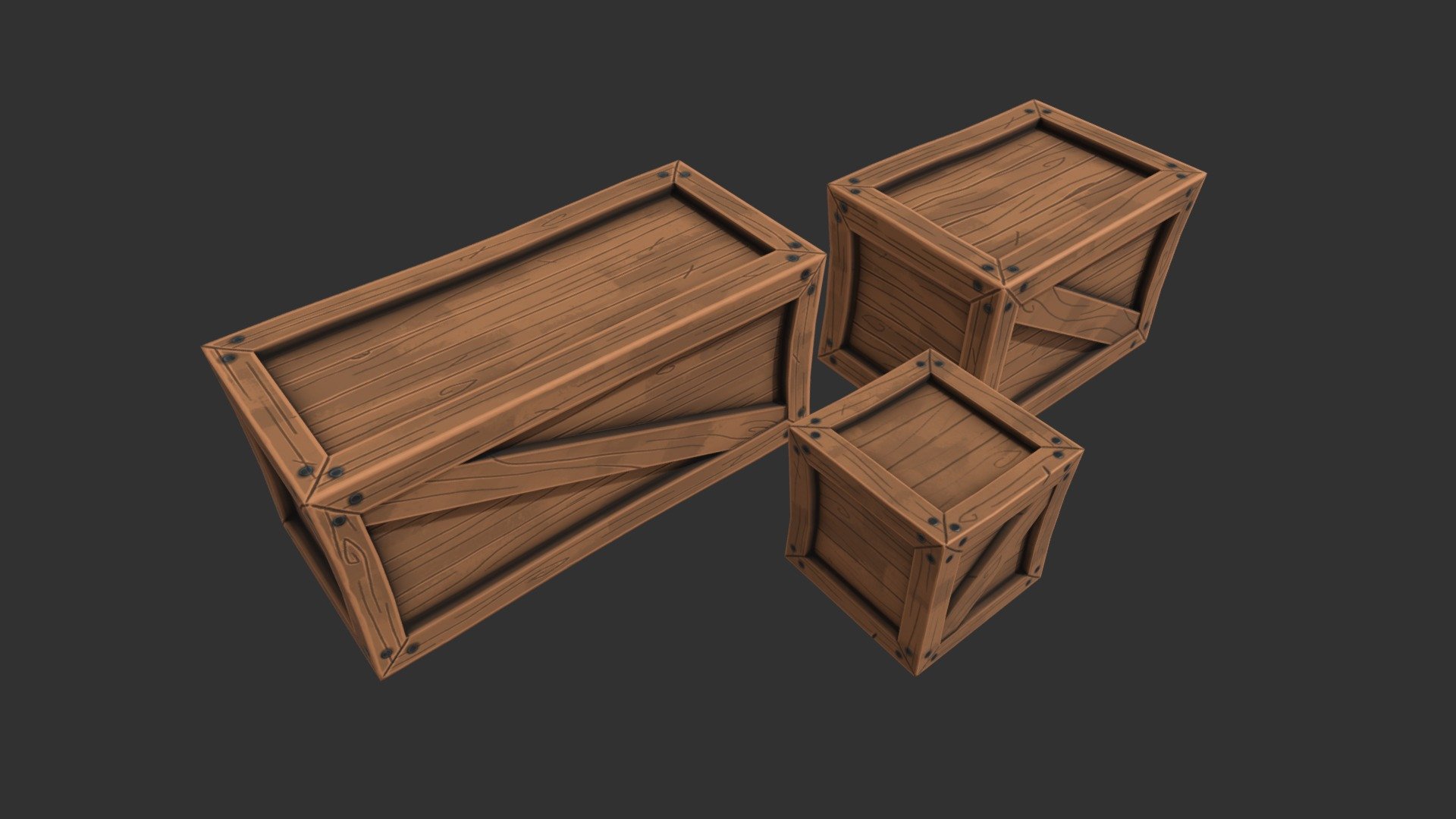 Dungeon Crates Buy Royalty Free 3D model by lexyliu [55e1ece