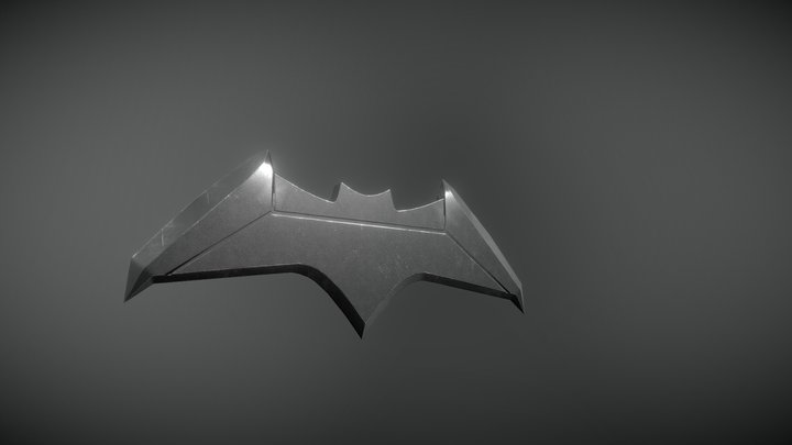 BvS Batarang 3D Model