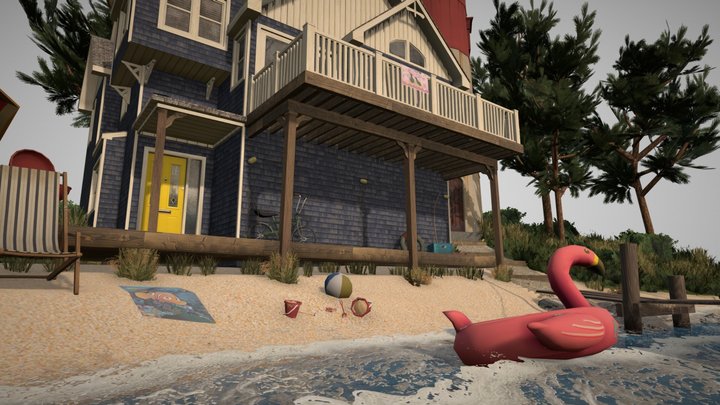 DAE diorama - By The Sea 3D Model