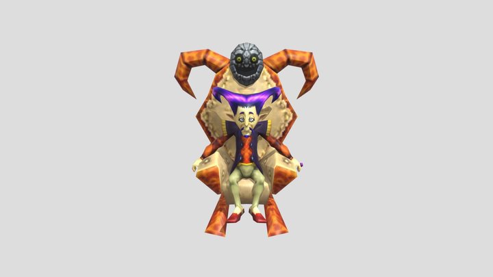 Majoras Mask 3d_Mayor_doutor_3DModel 3D Model