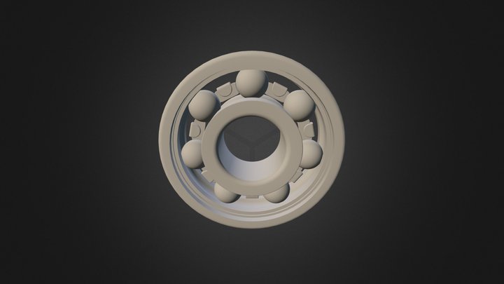 608 Bearing 3D Model