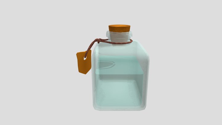 Exported Potion For sketchFab 3D Model