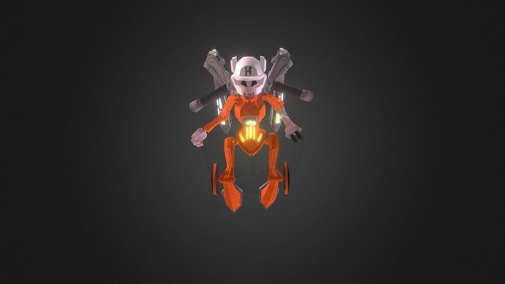 Hydro-Robot (Low poly) 3D Model
