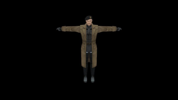 PSP MGS Portable Ops Gene – Modello 3D gratuito STL