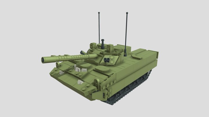 BMD-4M (lego-moc) 3D Model