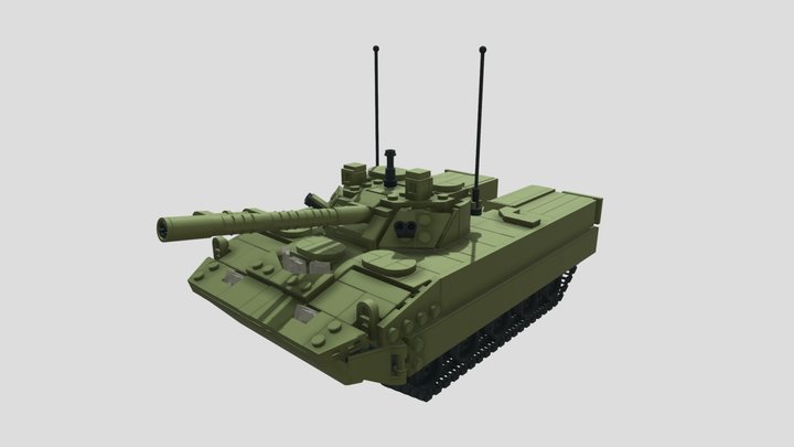 BMD-4M (lego-moc) 3D Model