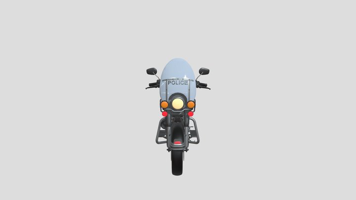 Harley Davidson Police – Modelo 3D gratuito STL
