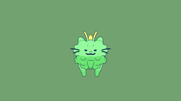 Gnarpy Kitty 3D Model