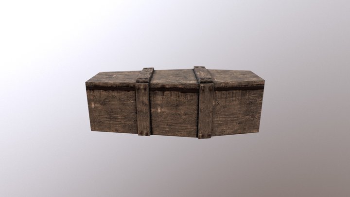 Old Coffin 3D Model