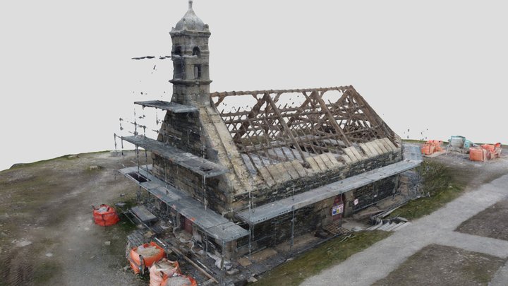 Chapelle de St Michel de  Braspart - Britanny 3D Model