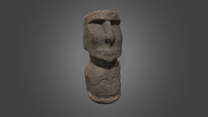 Moai Head for LUCKY 13 Figure by Cruiseboost, Download free STL model