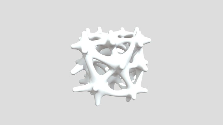 Fabricademy WkVoronoi Cube 3D Model