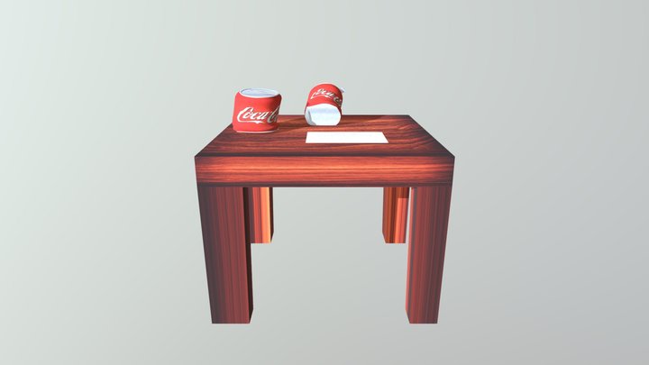 mesa de lectura 3D Model