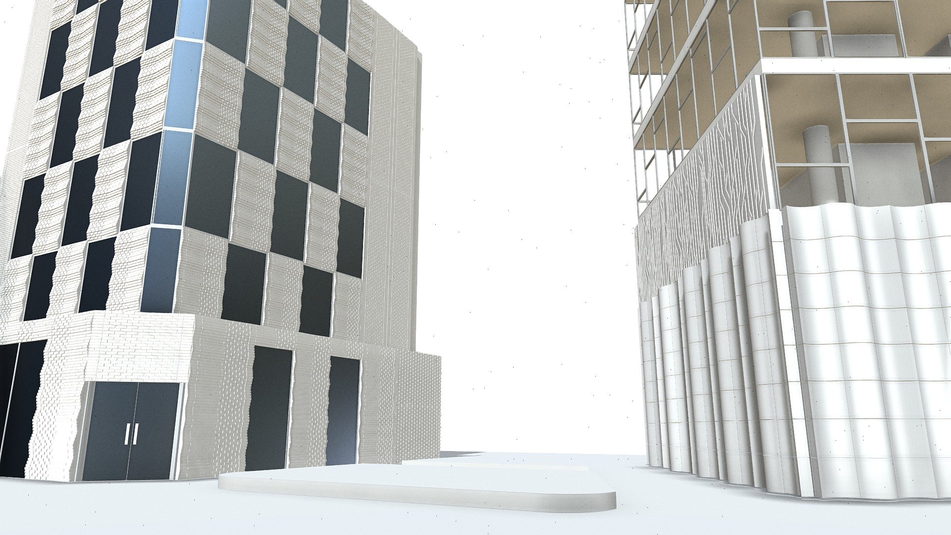 Wave Brick Pattern 2 - 3D model by InnovativeBrick [55e8be5] - Sketchfab