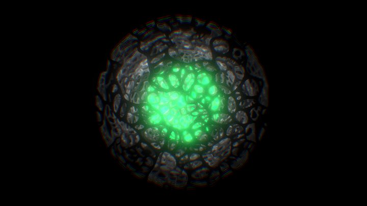 Organic Look Speheres Abstract Geometry Loop