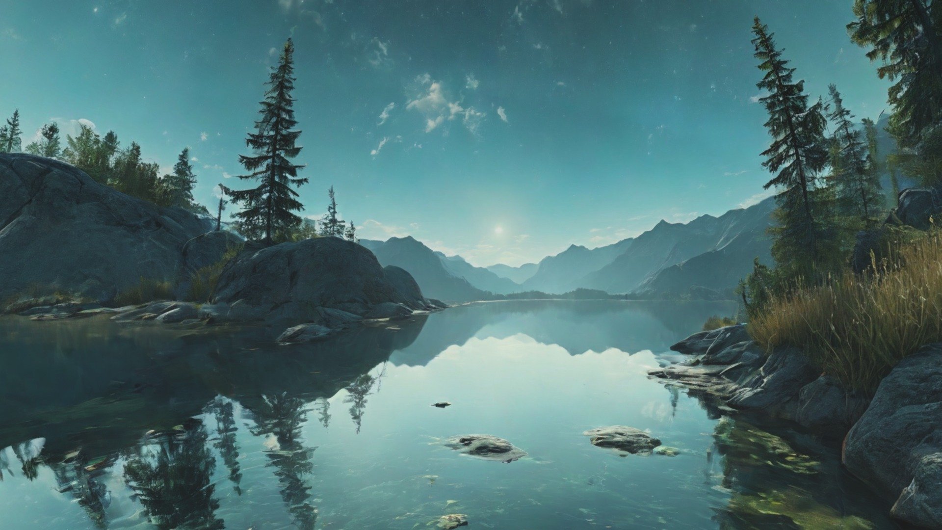 HDRI Night Time Skybox Landscape Panorama T - Buy Royalty Free 3D model ...