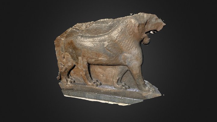 The Lion of Mosul 3D Model