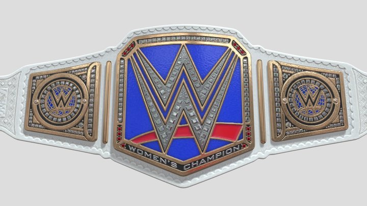 WWE - SMACKDOWN WOMENS CHAMPION BELT – Kostenloses 3D-Modell STL
