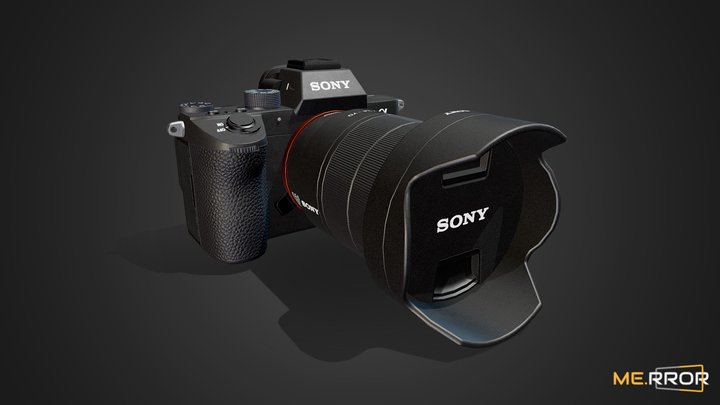 [Game-Ready] DSLR Camera 3D Model