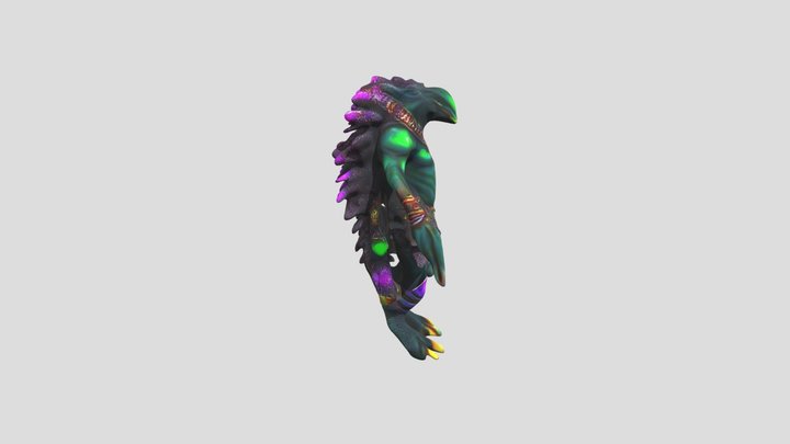 SPIRITUAL AURA Alien ,DIFFERENT TEXTURES DETAILS 3D Model