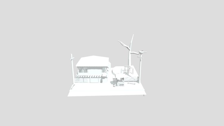 Grandma's house - WIP diorama update 3D Model