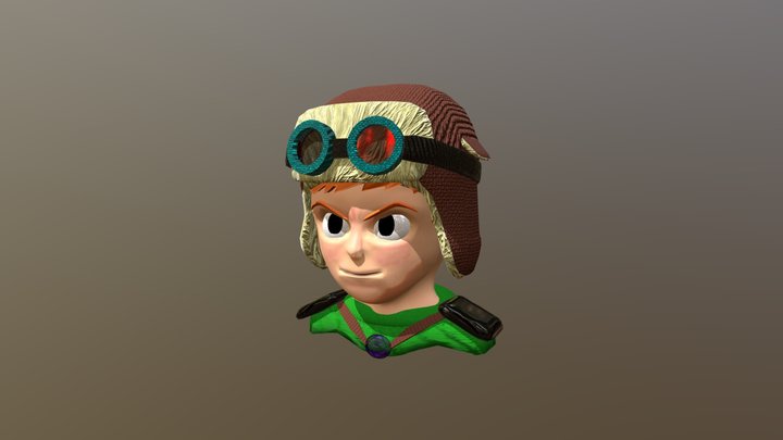Adventurer Head Sculpt 3D Model