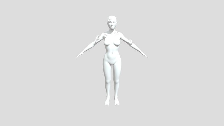 Camelia Placement Full Body 3D Model