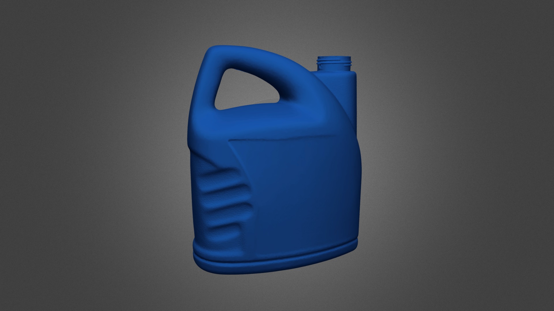 3D model 5L Can - This is a 3D model of the 5L Can. The 3D model is about a blue plastic water bottle.