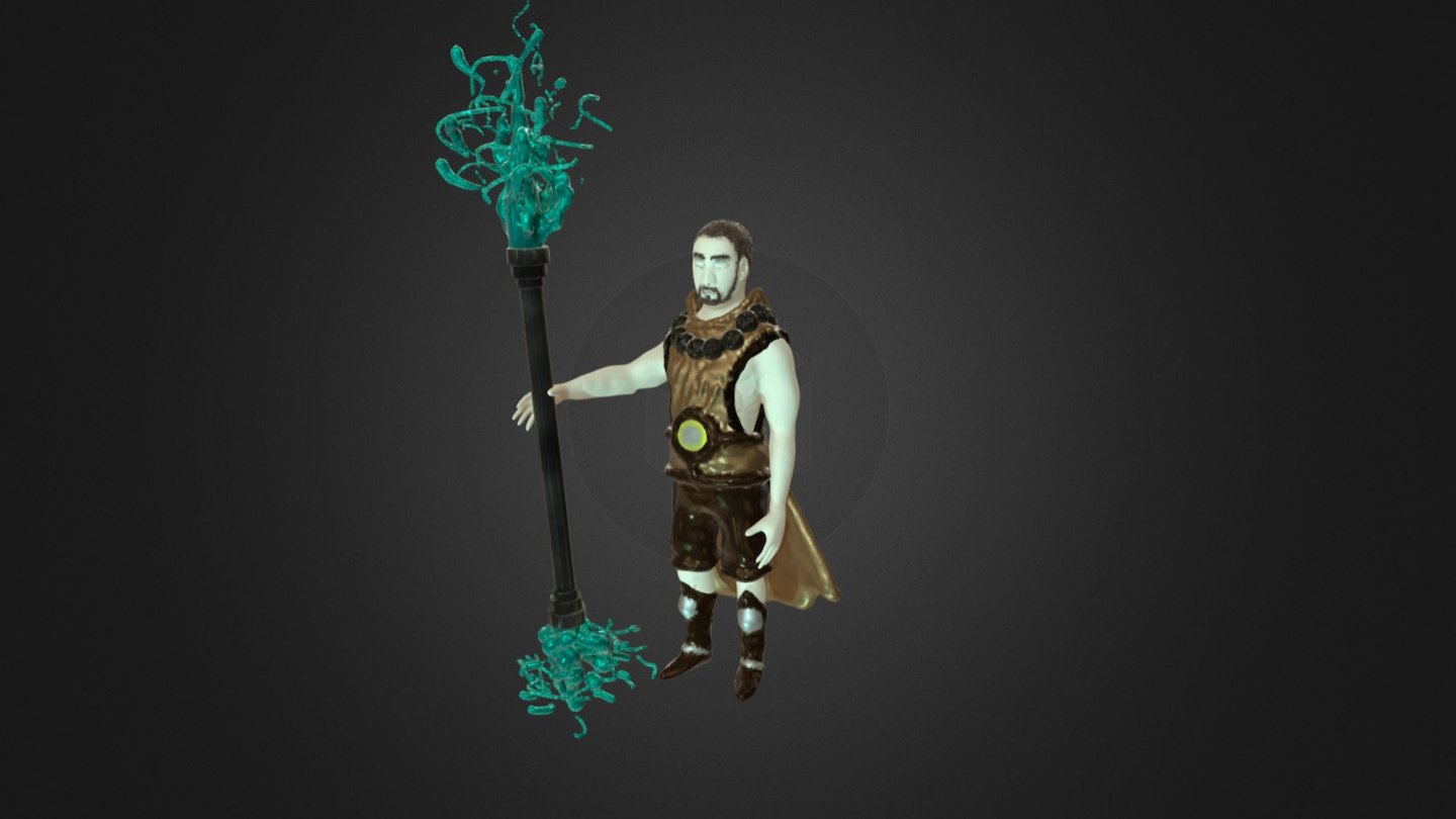 Monk Diablo III 3D Model By Gilloute 55ef1ee Sketchfab   1440x810 