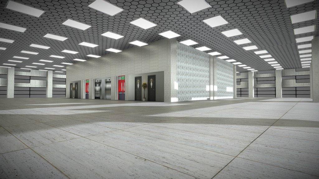 Big Square Commercial Building