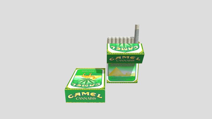 Camel Cannabis 3D Model