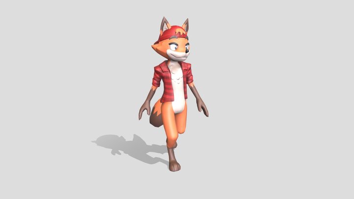 Fox 3D Model