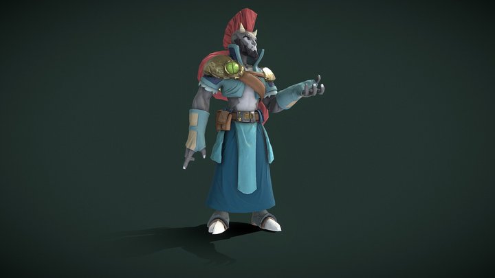 The Red Hornet | Stylised Design 3D Model