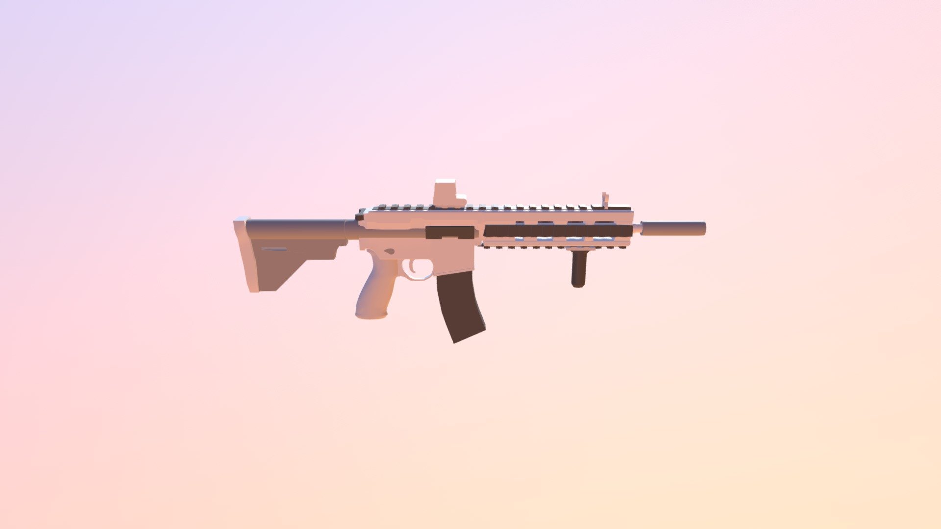 Gun Model Test - 3D model by Aston Cook (@Aston_Cook) [55f1337] - Sketchfab