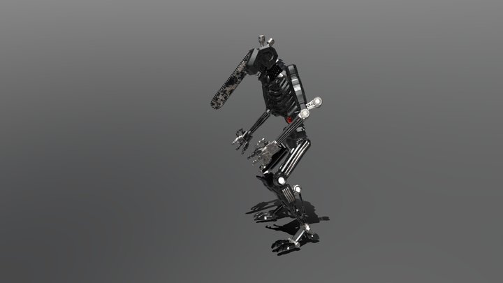 Cyber chaisawMan 3D Model