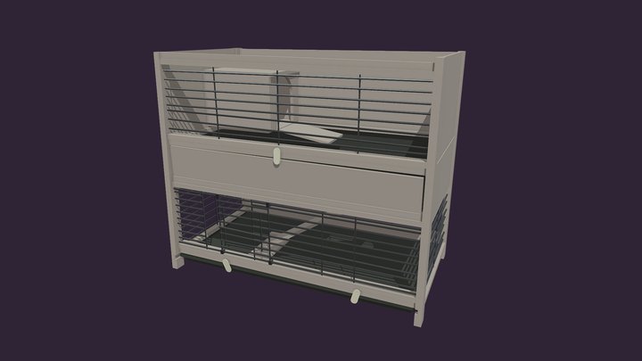 Bunny's cage 3D Model