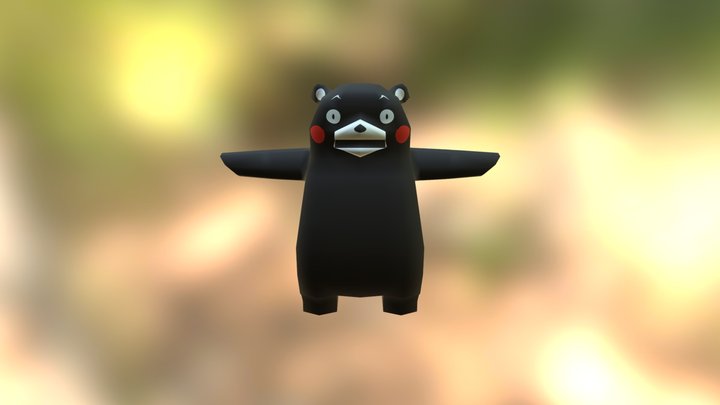 Kumamon XDD 3D Model