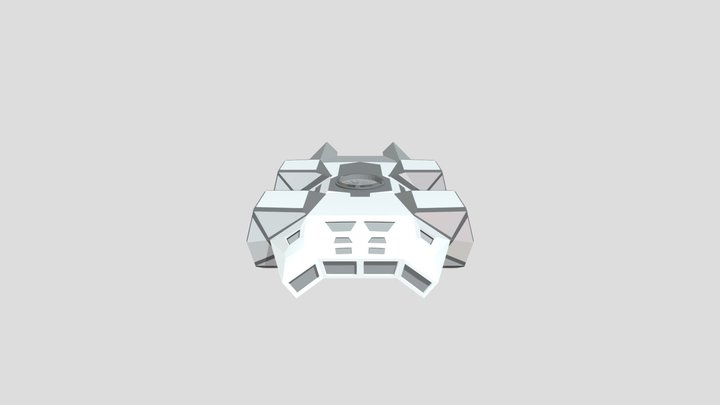 lowpoly version of the lander from interstellar. 3D Model