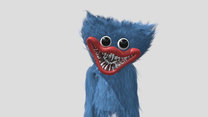 Poppy Playtime: (Chapter 1) Huggy Wuggy 3D Model