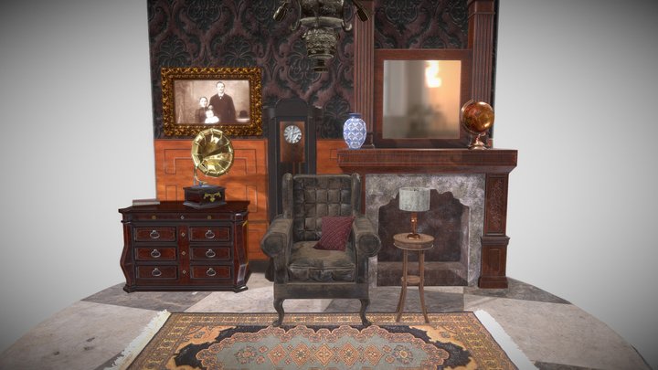 Living Room 3D Model