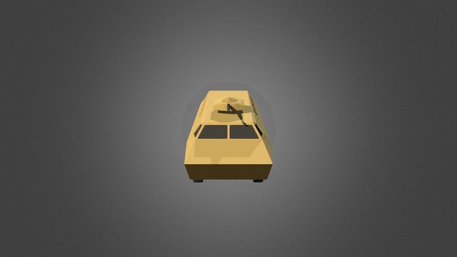 Military transporter 3D Model