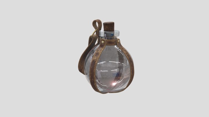 Traveler’s Flask: Relic of the Wilds 3D Model