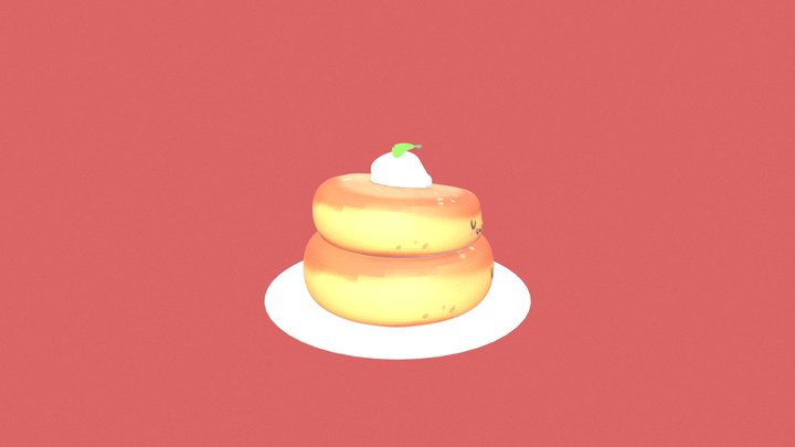 Soft Pancakes 3D Model
