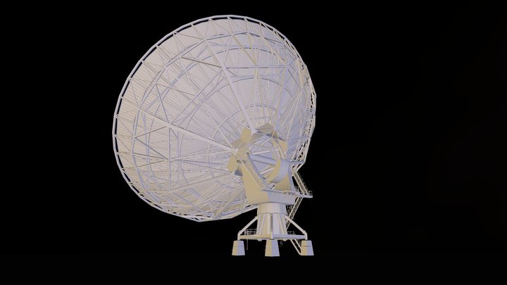 Radio Telescope model 3D Model
